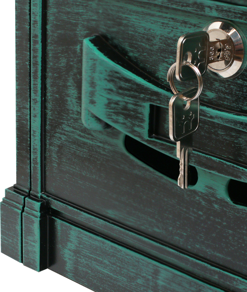 Изображение товара Почтовый ящик Аллюр Герб №4011В (зеленая патина)