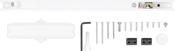 Изображение товара Доводчик с рычагом Аллюр Comfort ДД 168/3-4 AH-W RAL9016 (белый)