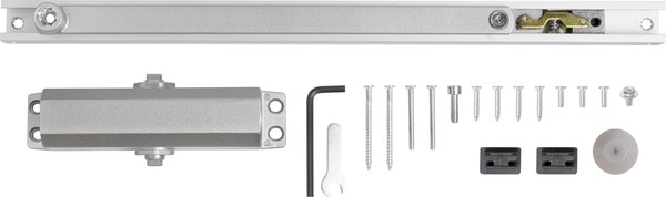 Изображение товара Доводчик с рычагом Аллюр Comfort ДД 168/3-4 AH-S RAL9006 (серебристый)