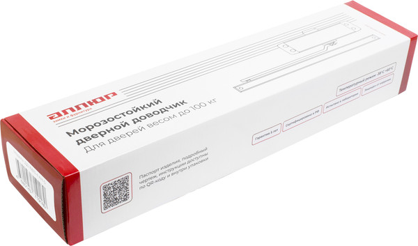 Изображение товара Доводчик с рычагом Аллюр Comfort ДД 168/3-4 AH-W RAL9016 (белый)