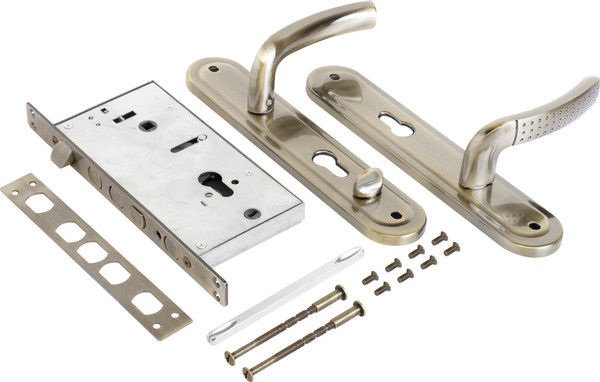 Изображение товара Замок врезной БУЛАТ Альфа ЗВ 4-4B.60.80.01.01-L без ц/м ЗВ4-0526L (бронза)