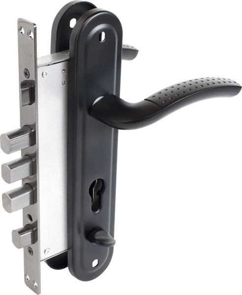 Изображение товара Замок врезной БУЛАТ Альфа ЗВ 4-4B.60.80.01.03-R без ц/м ЗВ4-0526R (черный)