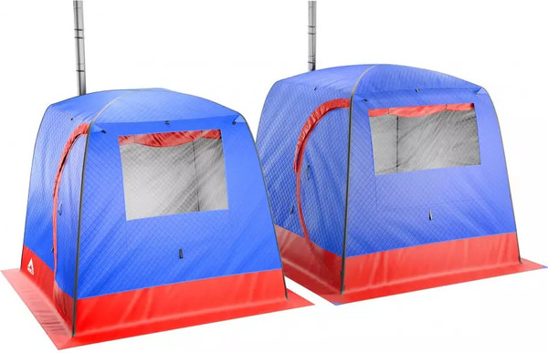 Изображение товара Палатка-баня MORZH XL Lux (синий/красный)