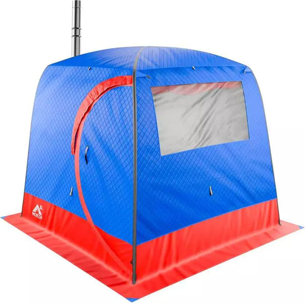 Изображение товара Палатка-баня MORZH XL Lux (синий/красный)