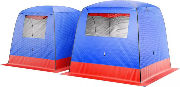 Изображение товара Палатка-баня MORZH XL Lux (синий/красный)