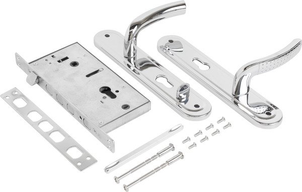 Изображение товара Замок врезной БУЛАТ Альфа ЗВ 4-4B.60.80.01.04-L без ц/м ЗВ4-0526L (хром)