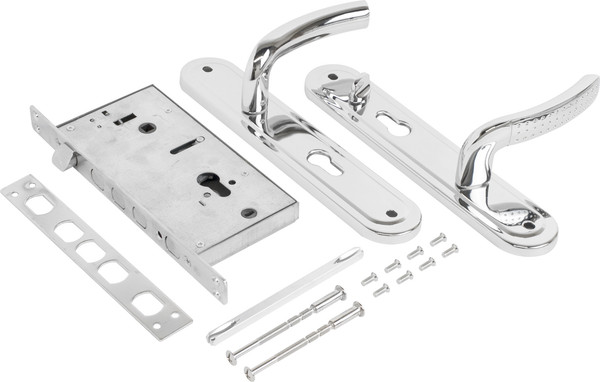 Изображение товара Замок врезной БУЛАТ Альфа ЗВ 4-4B.60.80.01.04-R без ц/м ЗВ4-0526R (хром)