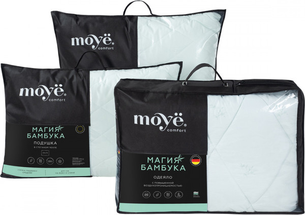 Изображение товара Одеяло Moye Comfort Магия Бамбука МС-01/300- МБ-200 (200x220)
