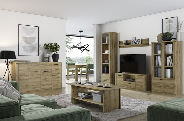 Изображение товара Тумба Anrex Doorset RTV 2D1SN (дуб наварра)