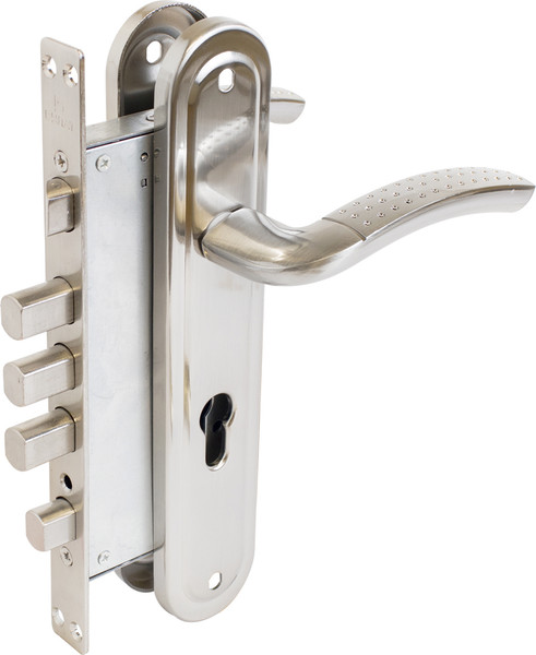 Изображение товара Замок врезной БУЛАТ Альфа ЗВ 4-4B.60.80.01.08-R без ц/м ЗВ4-0526R (матовый никель)