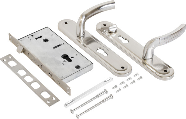 Изображение товара Замок врезной БУЛАТ Альфа ЗВ 4-4B.60.80.01.08-R без ц/м ЗВ4-0526R (матовый никель)