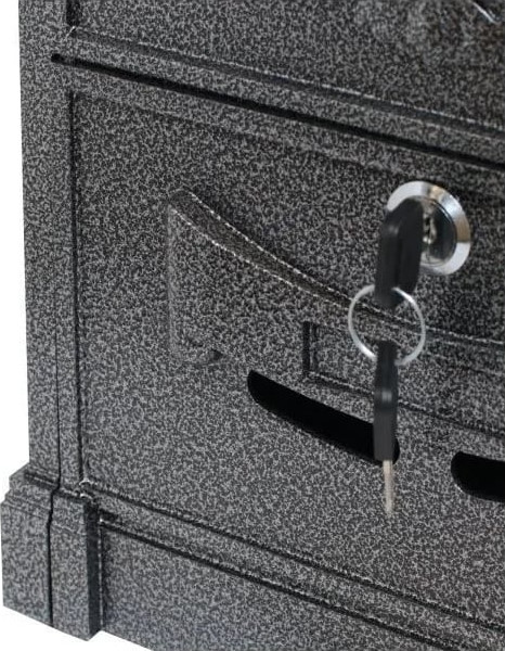 Изображение товара Почтовый ящик Аллюр Герб №4011 (серебристый)