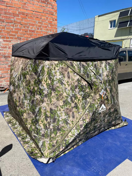 Изображение товара Туристический тент MORZH Влагозащитный Куб XL (черный)