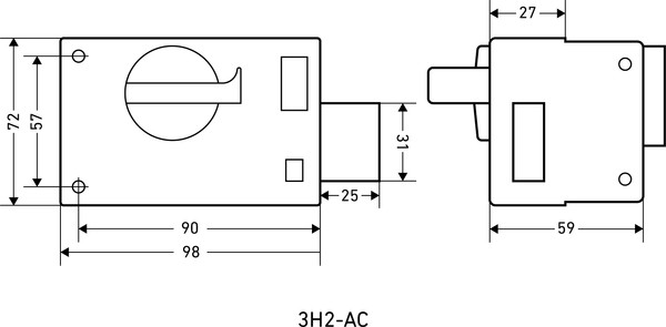 Изображение товара Замок накладной Аллюр ЗН1-АС