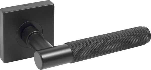 Изображение товара Ручка дверная БУЛАТ Ферона РФ 01.02.02 (матовый черный)