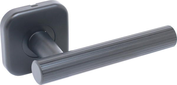 Изображение товара Ручка дверная БУЛАТ Форте РФ 04.02 (матовый черный)