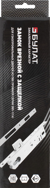 Изображение товара Замок врезной БУЛАТ ЗВ 5-1.40.00.16.08