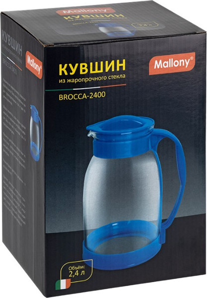 Изображение товара Кувшин Mallony Brocca-2400 / 910147 (синий)