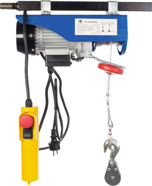 Изображение товара Таль электрическая TOR PA 125/250кг 12/6м серия T / 1047545