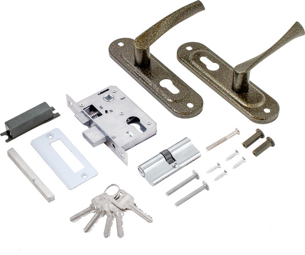 Изображение товара Замок врезной Зенит ЗВ 4-50.01П (бронза)