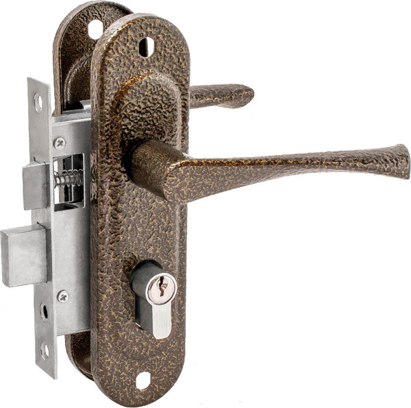 Изображение товара Замок врезной Зенит ЗВ 4-50.01П (бронза)