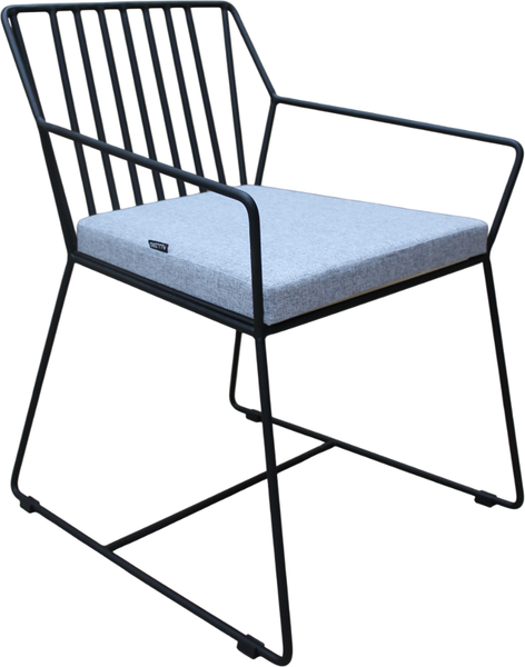 Изображение товара Кресло мягкое Allerd Milord 3060241000 (черный муар/серебристый)