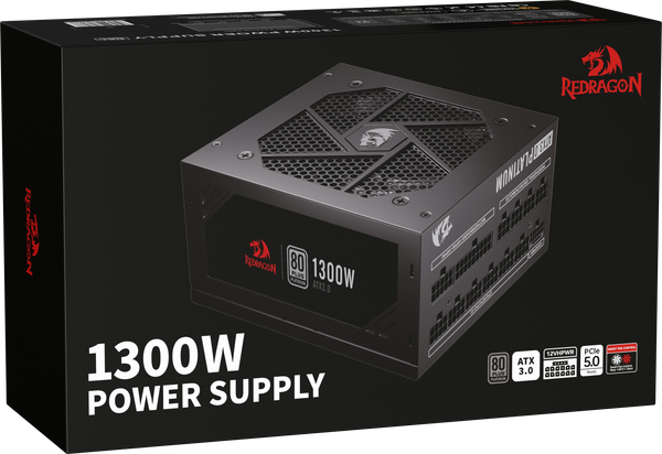 Изображение товара Блок питания для компьютера Redragon RGPS-1300W / 71813