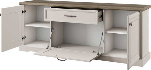 Изображение товара Тумба Anrex Toscana New RTV 3D1S (персидский жемчуг/каньон)