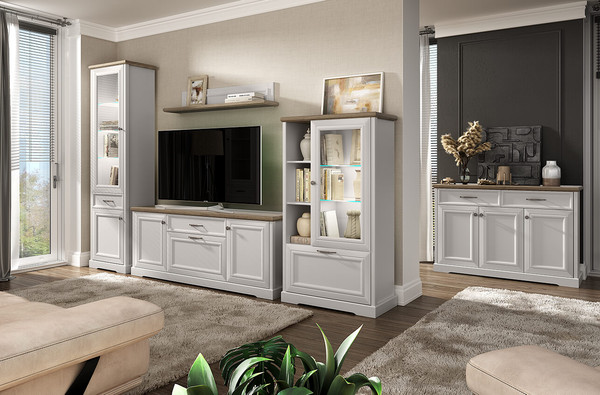 Изображение товара Тумба Anrex Toscana New RTV 3D1S (персидский жемчуг/каньон)