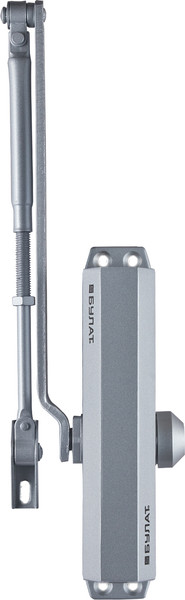 Изображение товара Доводчик с каналом скольжения БУЛАТ Arctic ДД 504/5 A-S (серебристый)