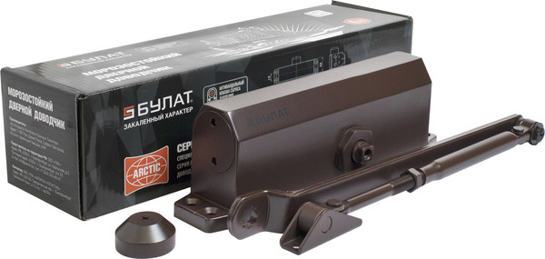 Изображение товара Доводчик с каналом скольжения БУЛАТ Arctic ДД 504/5 A-С (коричневый)
