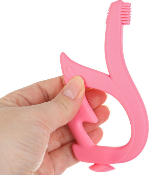 Изображение товара Прорезыватель для зубов Крошка Я Лебедь / 10534512 (розовый)