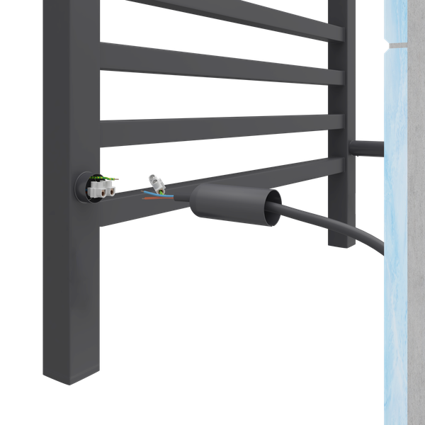 Изображение товара Полотенцесушитель электрический Terminus Ватикан П8 500х800 (quick touch, графит)
