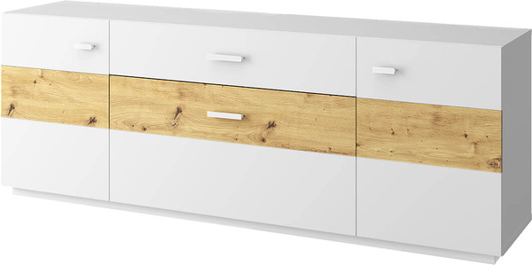 Изображение товара Тумба Anrex Dylan RTV 3D1S (белый/дуб артисан)