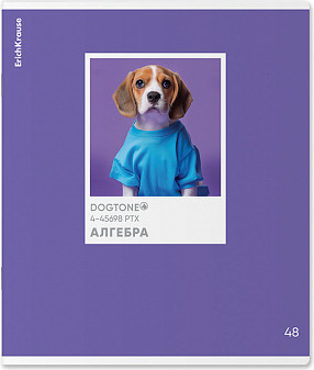 Изображение товара Тетрадь предметная Erich Krause DogTone Алгебра / 63349 (48л, клетка)