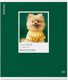 Изображение товара Тетрадь предметная Erich Krause DogTone Биология / 63353 (48л, клетка)