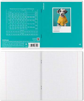 Изображение товара Тетрадь предметная Erich Krause DogTone Химия / 63352 (48л, клетка)