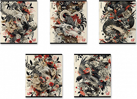 Изображение товара Тетрадь Erich Krause Ink Style / 63300 (48л, клетка)