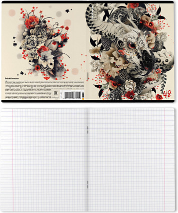Изображение товара Тетрадь Erich Krause Ink Style / 63300 (48л, клетка)