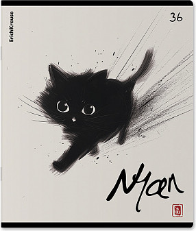 Изображение товара Тетрадь Erich Krause Blur Cat / 63286 (36л, клетка)