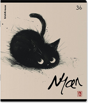 Изображение товара Тетрадь Erich Krause Blur Cat / 63286 (36л, клетка)