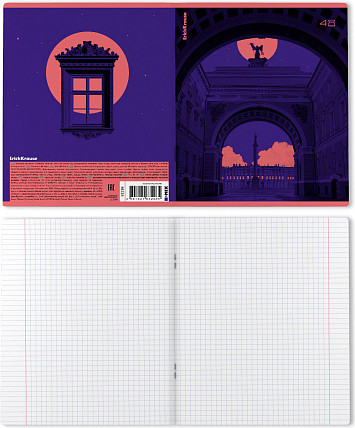 Изображение товара Тетрадь Erich Krause Neonsburg / 63296 (48л, клетка)