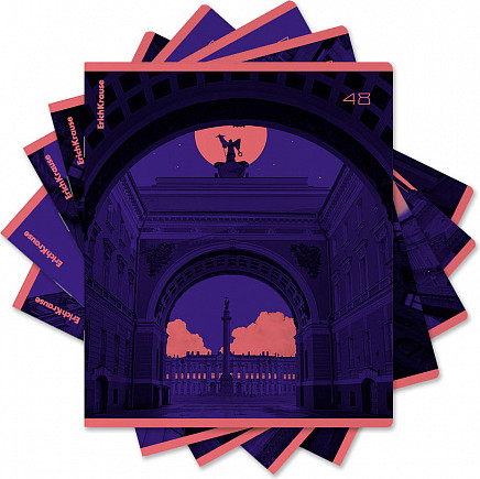 Изображение товара Тетрадь Erich Krause Neonsburg / 63296 (48л, клетка)