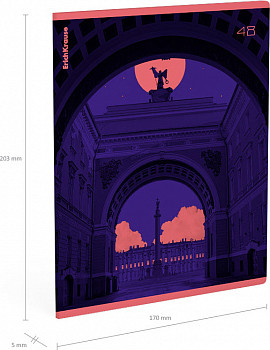 Изображение товара Тетрадь Erich Krause Neonsburg / 63296 (48л, клетка)