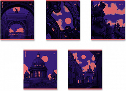 Изображение товара Тетрадь Erich Krause Neonsburg / 63296 (48л, клетка)