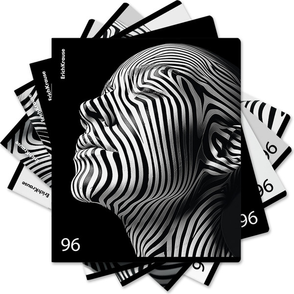 Изображение товара Тетрадь Erich Krause Nirvana / 56323 (96л, клетка)