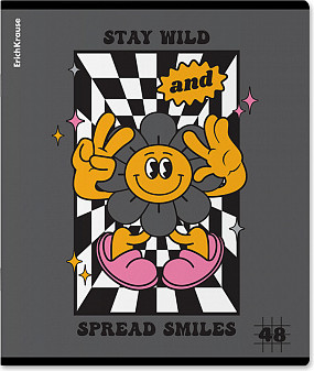 Изображение товара Тетрадь Erich Krause Positive Vibe / 54251 (48л, клетка)