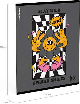 Изображение товара Тетрадь Erich Krause Positive Vibe / 54251 (48л, клетка)