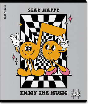 Изображение товара Тетрадь Erich Krause Positive Vibe / 54251 (48л, клетка)