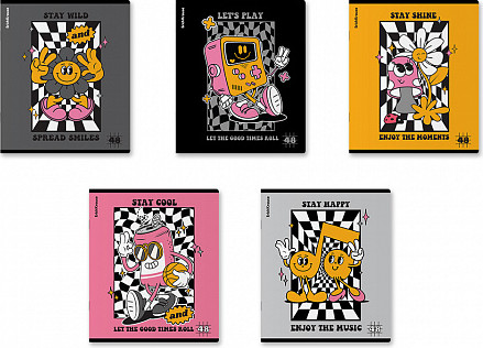 Изображение товара Тетрадь Erich Krause Positive Vibe / 54251 (48л, клетка)